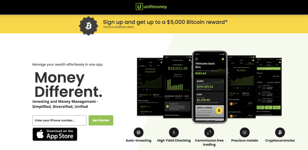 Unifimoney free bitcoin reward