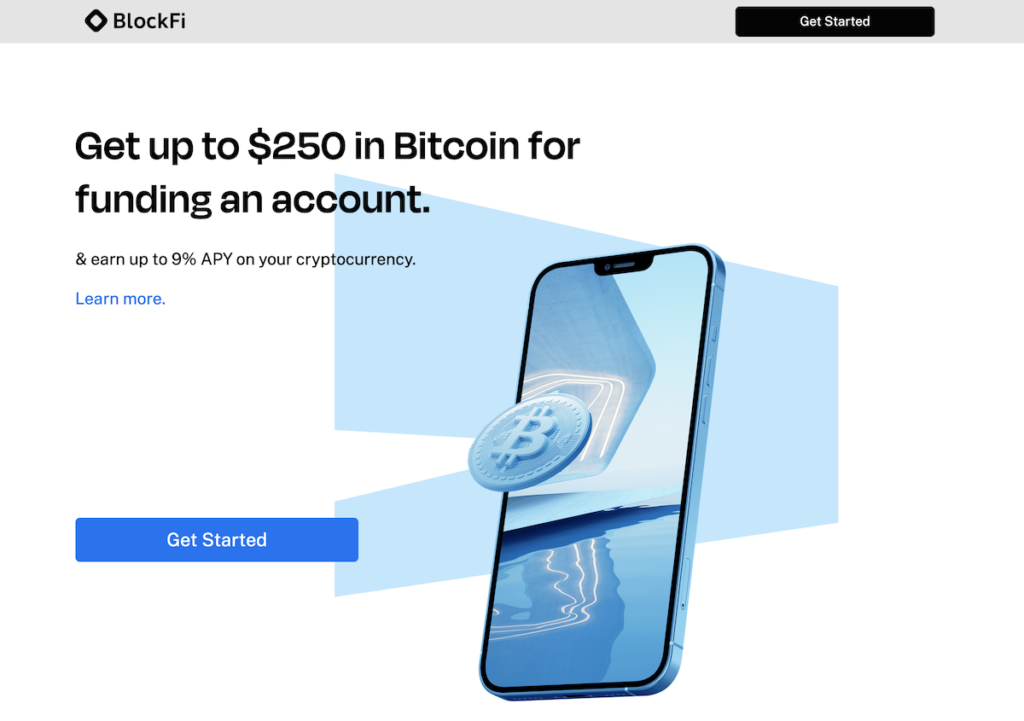 blockfi free $250 in bitcoin