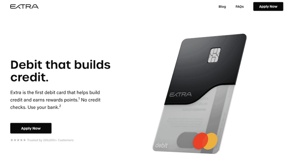 extra debit card to build credit