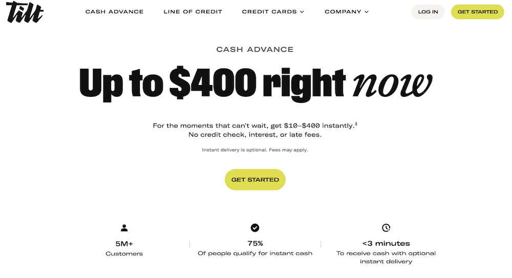 tilt homepage